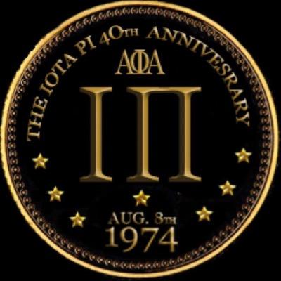ΑΦΑ | Charted Thursday August 8th, 1974 | Too Fly ΙΠ | Account ran by Iota Pi Alumni Association