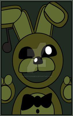 springtrap802's profile picture. My name is SpringBonnie.Hey,children,Welcome to Fredbear's Family Dinner! You want some cake? [#FiveNightsAtRol]