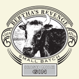 Bertha's Revenge Small Batch Irish Milk Gin. Distilled at @ballyvolanehse. Using whey alcohol, our spring water, mix of foraged and imported botanicals #gin.