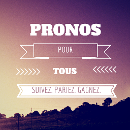 PronoPourTous's profile picture. Suivez. Pariez. Gagnez.
Je RT aussi les autres parieurs.
100% gratuit, à vie.