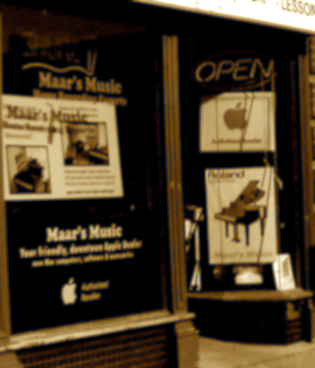 Music store, recording specialists and Apple authorized service provider!  Family owned and operated.