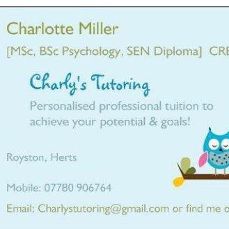 High quality tailored tuition for all. Personalised tuition specifically tailored to the individual's needs. Tutor in SEN, piano, maths & English; all ages!