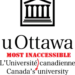 Tweet @ us about inaccessible barriers at UOttawa Tweet à nous des barrieres inaccessibles à l'université d'Ottawa Use hashtags: #ACCESSUO and #uottawa !