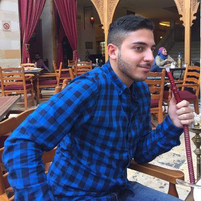 Palestinian.  AUS student.