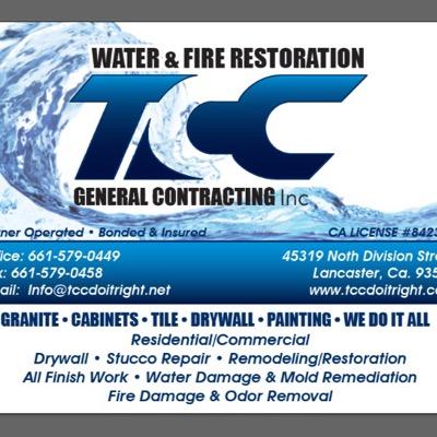 We get the job done right the first time. We serve residential and commercial establishments. Water damage restoraion to complete remodels. (661) 579-0449