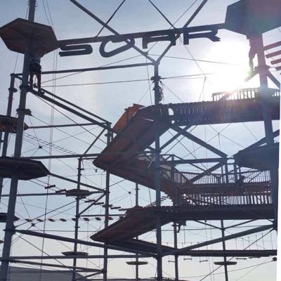 SOAR Adventure Tower is the ideal destination for your next adventure. Featuring 4 levels and 120 climbing elements that will challenge both kids and adults