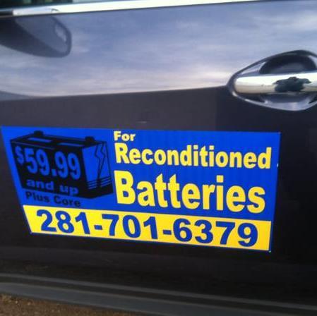 Affordable Reconditioned and New Batteries 281-701-6379


 Premier Batteries of Houston