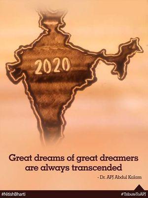 india 2020.. its a dream form by Dr APJ Abdul kalam...
we put efforts to true mission 2020