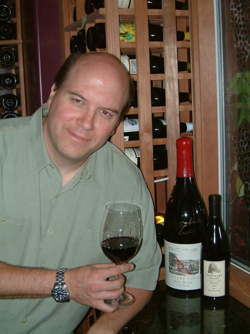 Living the dream...making fine wine and enjoying it with great food!