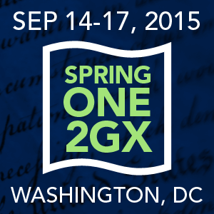 September 14-17, 2015 in Washington D.C. The Premier Spring, Groovy/Grails, & Cloud Event - Register Today!