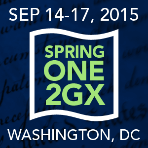 September 14-17, 2015 in Washington D.C.  The Premier Spring, Groovy/Grails, & Cloud Event - Register Today!