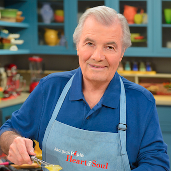 Official Twitter for Jacques Pépin : chef, author & public TV host. 'Heart & Soul' airs on @PBS Sept 2015; check listings! Jacques is represented here by @KQED