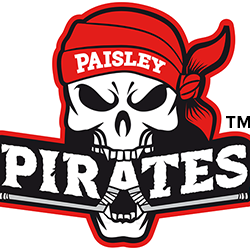 Paisley Pirates founded in 1946 are one of the oldest ice hockey clubs in Scotland and the UK. 
Instagram - PaisleyPiratesOfficial
