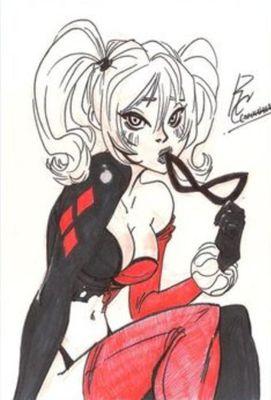 Call me harley Everyone does Im the jester Of Gotham,Honestly B-man isnt that bad hes helped me from time to time