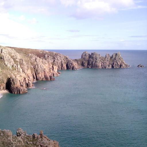 One of Cornwall's finest beaches, home of PK Porthcurno / Telegraph Museum and Minack Theatre.  
Village with 20mph speed limit, thanks!