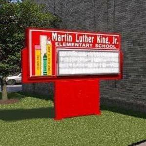 Martin Luther King Jr. Elementary School serves families in the Ward 8 community of Washington D.C