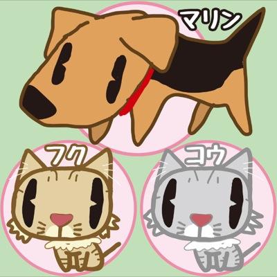 幸&福(元保護猫兄弟、推定9歳♂)とマリン(犬14歳♀)のことをつぶやきます。でもほぼニャンコ画像。無言フォローごめんなさい。minneで猫モチーフのハンドメイドグッズ販売始めました。ご興味を持たれた方は下のリンクから覗いてみて下さい。ヘッダーは多田すみえ先生にアイコンはよししゃんさんに描いていただきました。
