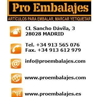 Vendemos artículos para embalar, marcar y etiquetar. Llevamos más de 40 años en el mercado. Damos precios sin compromiso.