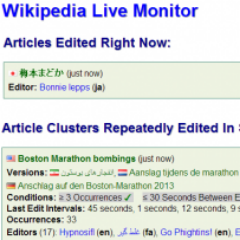 Monitoring Wikipedia to detect #BreakingNews candidates. Follow @mediagalleries for related media galleries. Both built by @tomayac in the context of #TomsPhD.