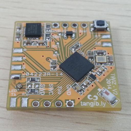 OBSOLETE 👉 NEW VERSION WITH 3D POSITIONING: @HIVE_TRACKER (the TWIz were Tiny Wireless IMUz // Open Source Motion Sensing by @cedhon)