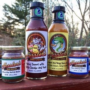 Fessler's Original or BBQ Sauce, Rubs & Salsas #AllNatural #GlutenFree #Michigan Great with #BBQ #Seafood #Fish #Burgers #Chicken #Ribs #Veggies #Salsa #Chips