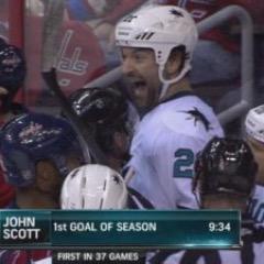 Because sometimes John Scott scores. Account run by @ToddCordell.