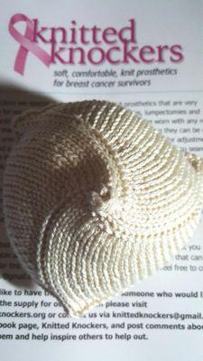 CAKnitKnockers's profile picture. Knitted Knockers of Central California provides, soft, comfortable, lovingly made, hand-knit prosthetics for breast cancer survivors in California.