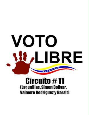 Cuenta Oficial de Voto Libre Circuito (Lagunillas, Simon Bolivar, Valmore Rodriguez y Baralt)
Email:
votolibrecircuito11@gmail.com