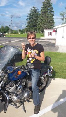 Christian Harley Ridin' Young Living essential oils lovin' lady