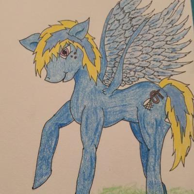 Punkie's twin bro...I'm a large animal catcher/tamer. i love adventure and my sister and my beautiful wife, @mlp_izzy, and daughter, @mlp_bubble! (RP account)