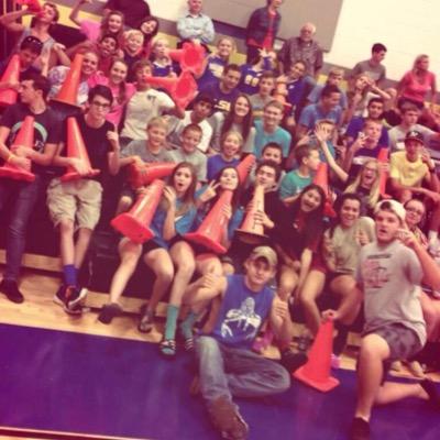 The best student section in the nation! piedmont volleyball #coneheads4lyfe