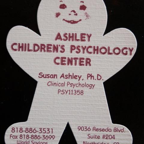 ~Ashley Children's Psychology Center~ 9036 Reseda Blvd Suite 204, Northridge, CA 9132.
Open M-F 8:30am-7pm.
Call us today for an appointment! (818)886-3531