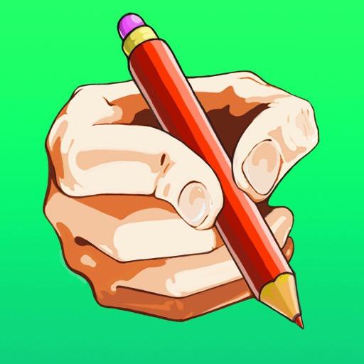 Fun app with which you can draw many things with a pen