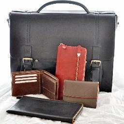 Manufacturer and Exporter of high quality small leather goods made of high selection hides for drum dyed plain/milled & veg tan leather.
