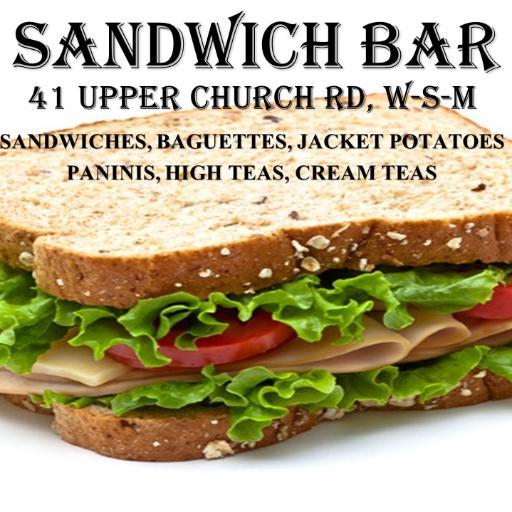 New Sandwich Bar just off the sea front of weston-super-mare. Selling a wide range of different sandwiches, baguettes, paninis, salads, jacket potatoes & more.