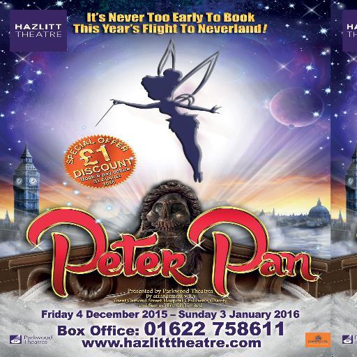 Join the cast of Peter Pan 4 Dec 2015 - 3 Jan 2016 for a magical pantomime adventure! Quick the CROC is ticking!