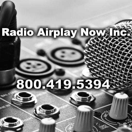 #RadioAirplayNow provides FM #RadioAirplay, PR & #WorldWide #Marketing services to all genres of music.All stations are monitored & #PayRoyalties 800-419-5394