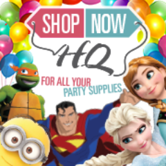 Shop Now HQ For All Your Party Supplies located in O'Connor and open Monday, Thursday 10-2pm  - Shop Online 24 hrs a day!