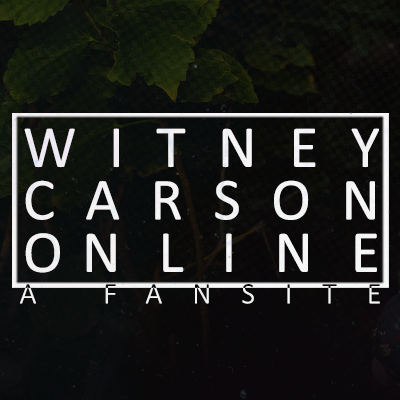 WitneyCOnline's profile picture. Twitter of @WitneyCarson's unofficial fansite. We are not Witney or her management, nor do we have contact with them.