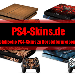 PS4_Skins's profile picture. PS4-Skins.de hat für euch mehrere Hundert PS4-Skins zu Herstellerpreisen