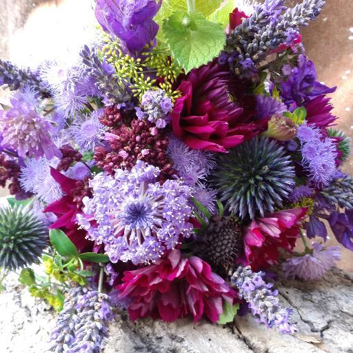 British cut flowers grown without pesticides in a polyculture, arranged with artistic flair.  25 years in horticulture, previously garden design, nursery owner