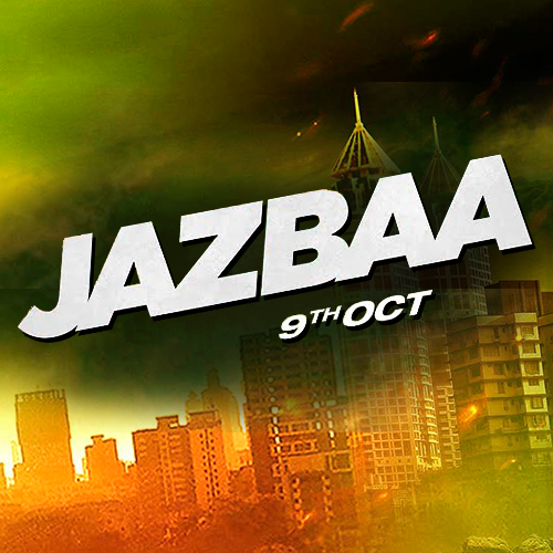 The official handle for Jazbaa, starring Aishwarya Rai Bachchan, Irrfan Khan, Shabana Azmi and Chandan Roy Sanyal.
Directed by Sanjay Gupta