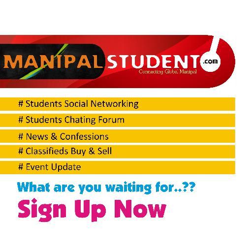 ManipalStudent's profile picture. Connecting Global Manipal