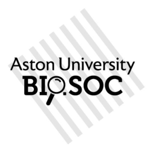 ABiosoc's profile picture. For all your information on Aston's Biology Society for 2015-2016!
https://t.co/TNSFku4M6a