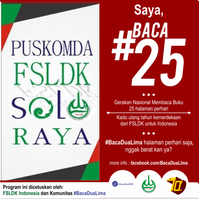 FSLDKSoloRaya's profile picture. Akun Resmi FSLDK Puskomda Solo Raya