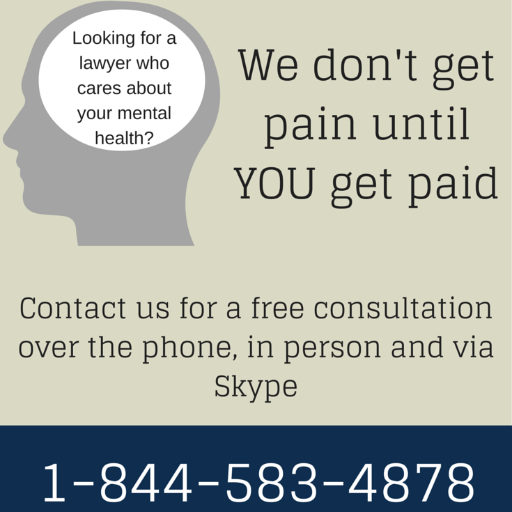 Toronto Disability Lawyers who work hard to get you the settlement you deserve. Call us for a free consultation: 416-661-4878/1-844-583-4878