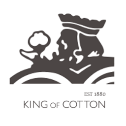 King of Cotton pour le linge de bain, linge de table, linge de lit et linge de maison en coton Egyptien de qualité supérieure.