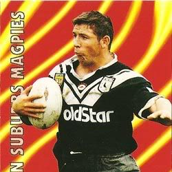 Premiership winning Bronco who loves hanging with the lads for a pint or two