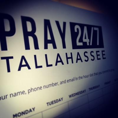 We are city-wide prayer initiative for the Church of Tallahassee to cover the city in prayer 24 hours a day.