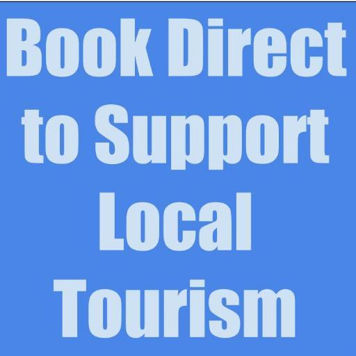 Book Direct to Support Local Tourism.  Helping people protect the places they love by learning to book direct.